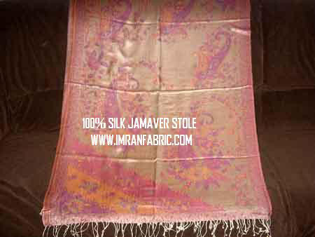 100 % Silk Jamawar Stoles
