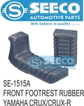 F. FOOTREST RUBBER