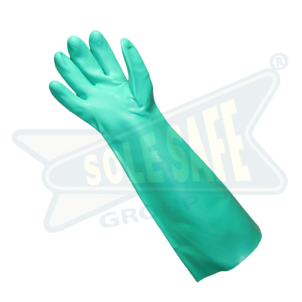Super Nitrile Flocklined Gloves 'Rubberex' Make