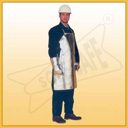 Silver Bib Style Aluminised Apron