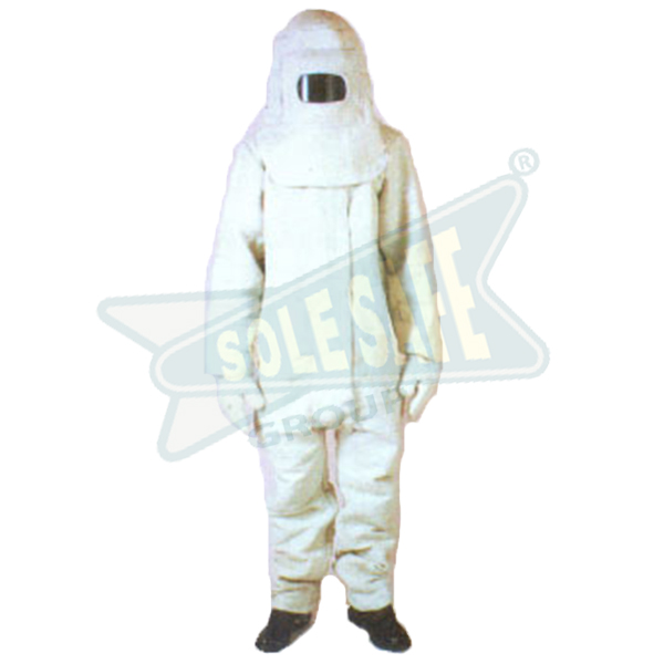 Asbestos Suit - Neck Style: O-neck
