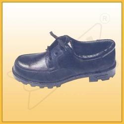 Black Jodhpuri Leather Safety Shoes
