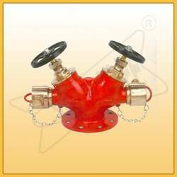 Double Headed Hydrant Valve Application: For Fire Fighting