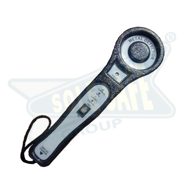 Hand Held Metal Detector - Aluminum, 6kg, Black | High Sensitivity Detection, Rechargeable 9v Battery, Sturdy Abs Molded Body, Sharp Audio & Visual Alerts