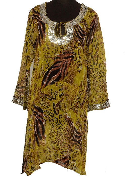 Animal Printed Kaftan for Ladies