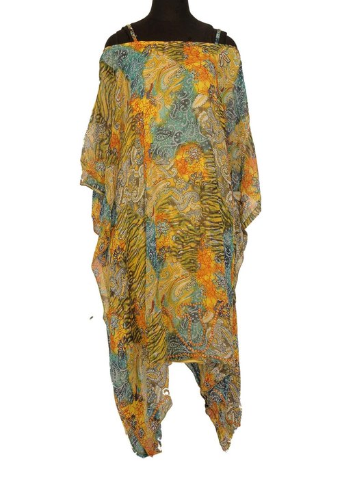 Long Printed Kaftan for Ladies