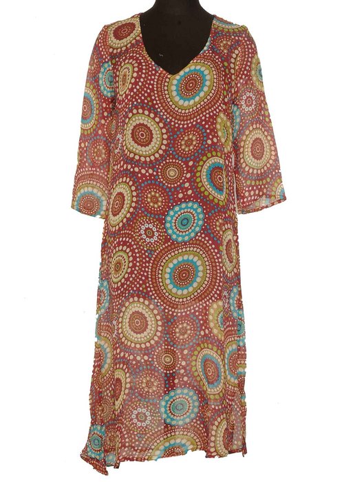 Designer Skin Printed Kaftan for Ladies