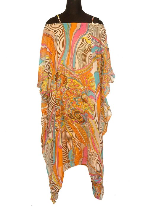 Fashionable Printed Long Kaftan for Ladies
