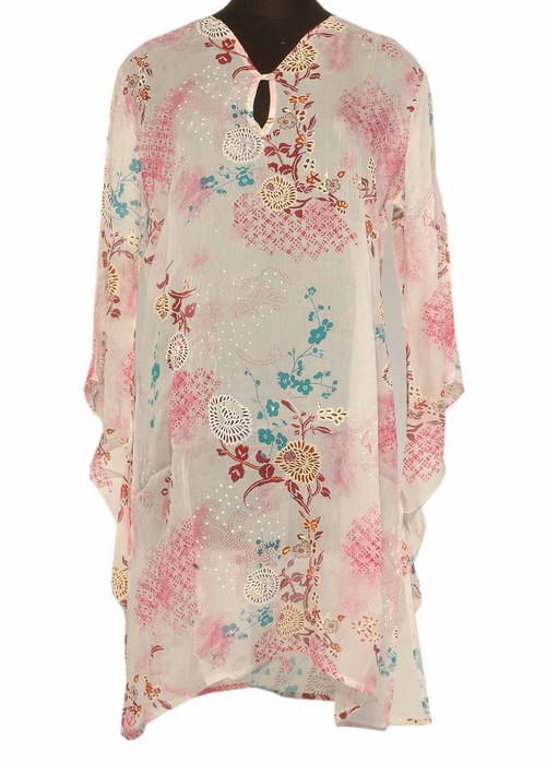 Fashionable Floral Printed Kaftan for Ladies