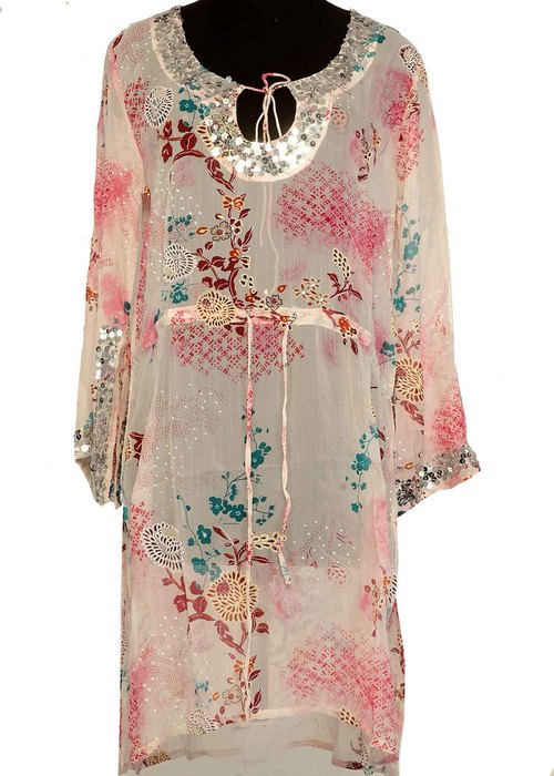 Designer Floral Printed Kaftan for Ladies