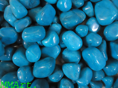 Aqua Green Polished Pebble