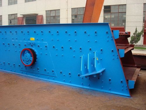 Blue Single Deck Vibrating Screen