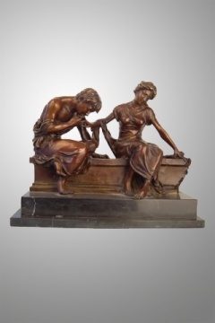 Ancient Mad Lovers Statue