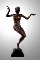 Bronze Dancer Statue