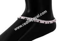 indian silver payal