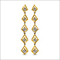 Gold Long Earrings