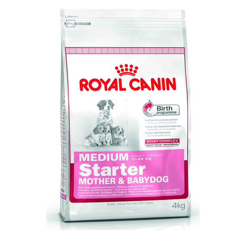 ROYAL CANIN MEDIUM STARTER 4 KG - Bag, 4kg, 12kg | Digestive Support, Immune Boost, Weaning Aid, Nutritional Elements