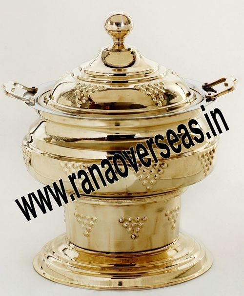 4 Litres Brass Chaffer Dish