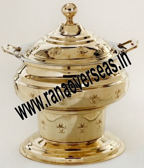 INDIAN BRASS CATERING CHAFING DISH