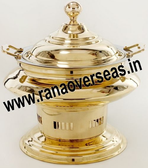 Brass Metal Round Chafing Dish