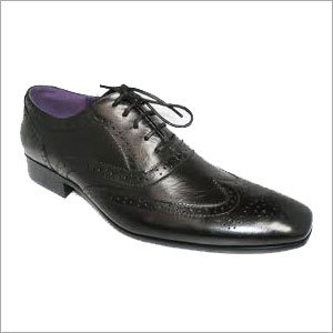 Mens Black Leather Formal Shoes - Leather, Size 6-12, Black | Lace-up Closure, Elegant Design, Comfortable Fit, Synthetic Sole, Oxford Style