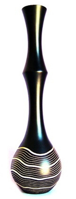 BLACK STYLISH VASE