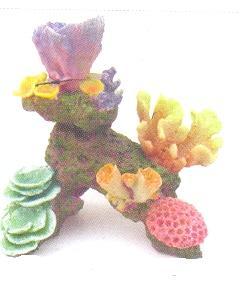 MPS Artificial Coral SH 023 - Resin, 10x8x6cm, Multicolor | Realistic Design, Durable, Easy to Clean, Dog Shaped Pieces