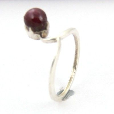 Trendy Black Pearl Gemstone Silver Ring