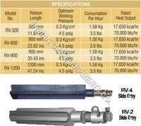 V Type Ribbon Burner