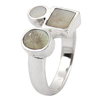 Newest Style Opal Gemstone Silver Ring