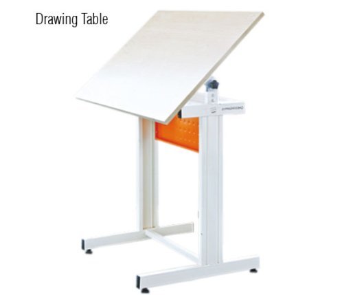 Drawing Table - Iron and Wood Construction | Customizable Lab Workstations with Flexible Maintenance System
