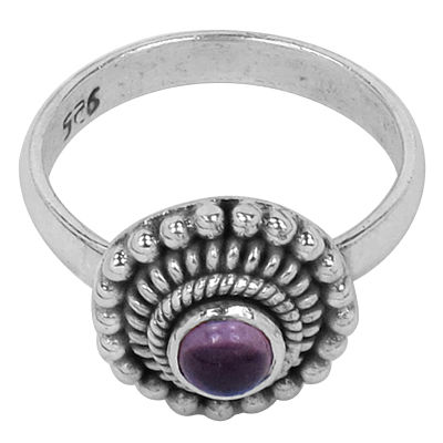 Designer Amethyst Gemstone Silver ring