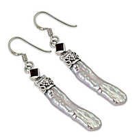 Natural Gemstone Silver Earring Jewelellry
