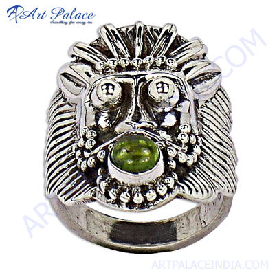 Hot Sale Silver Ring With Peridot