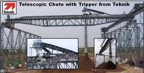 Telescopic Chute for stacking