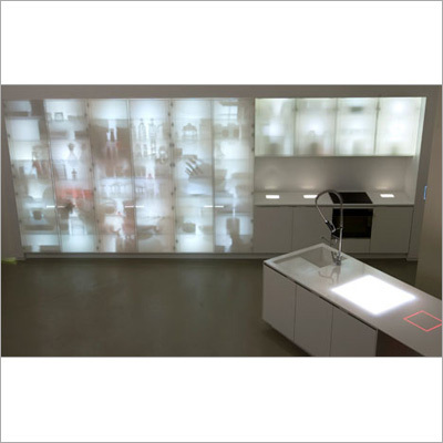 Custom Back Lit Cabinets