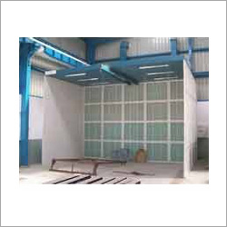 Commercial Two Wheeler Paint Booth