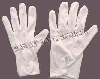 White Cotton  Gloves