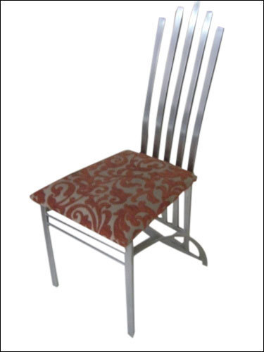 Decorative Chairs - Metal Cushioned Seat, Silver | Stylish Design, Rustproof Finish, Durable