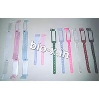 Patient Identification Bands - Soft Vinyl, 54mm X 18mm, Pink & Blue | Customizable Sizes, Waterproof & Tamper-proof Options, Secure Id Integration