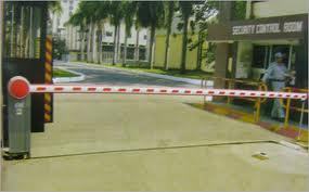 Folding Boom Barriers - Steel, 2-6 Meters, Red, 24V DC | Secure Access, Space Saving, Durable Design