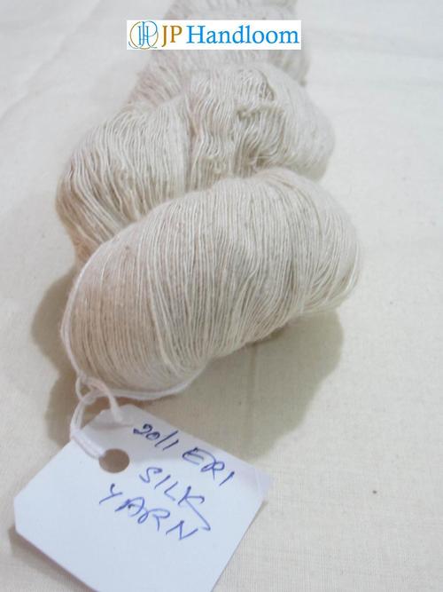 White Nm 20/1 Eri Silk Yarn