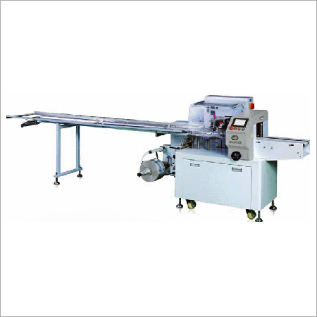 Bottom Film Loading Rotary Flow Wrap Machine