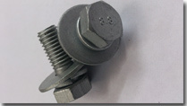 8.8 Grade Hex Bolt with Spring & Plain Washer