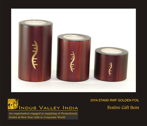 Diya Stand RWF Golden Foil