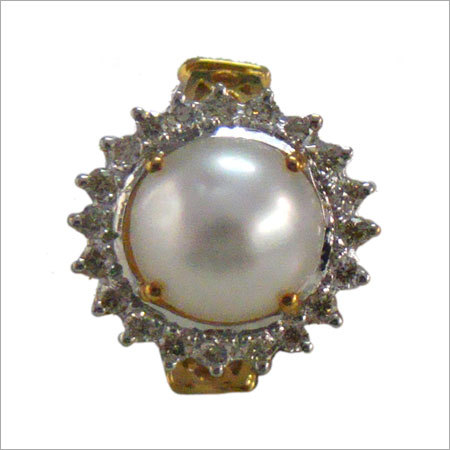 Diamond Pearl Ring