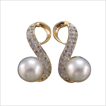 Diamond Pearl Earing