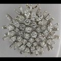 Diamond Clustered Pendant Cum Brooch