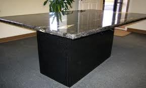 Table top of Absolute Black granite