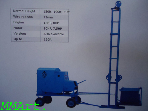 Supply Of Winch Tower Hoist